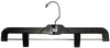 Nahanco 14” Heavy Weight Black Plastic Bottom Hanger | Heavy Weight Plastic Skirt/Pant Han - Image 2