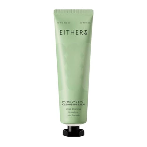 Either& PAPHA One-Shot Cleansing Balm, Makeup Remover, Oil Cleanser - Personal Care