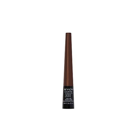 Revlon Skinny Liquid Eyeliner, ColorStay Eye Makeup, Waterproof, Smudge-proof, Longwearing with Ultra-Fine Tip, Mahogany Flame, 0.08 oz - Personal Care
