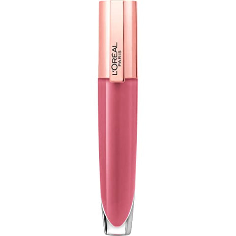 L'Oreal Paris Glow Paradise Hydrating Tinted Lip Balm-in-Gloss with Pomegranate Extract & Hyaluronic Acid, Ultra-Gentle, Non-Sticky Formula, Rosy Utopia, 0.23 Fl Oz