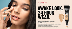 BIGTOPDEALSUSA Face Makeup Gift Set, Revlon PhotoReady Insta-Filter Foundation Caramel, ColorStay Skin Awaken Concealer 078 Truffle & ColorStay Matte Lite Crayon 001 Tread Lightly