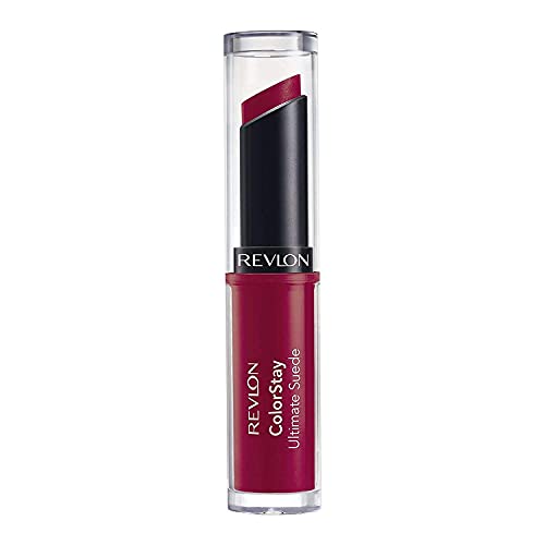 REVLON Lipstick, ColorStay Ultimate Suede Lipstick, High Impact Lip color with Moisturizing Creamy Formula, Infused with Vitamin E, 035 Backstage, 0.09 Oz