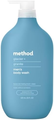 method Men’s Body Wash, Glacier + Granite, 28 fl oz