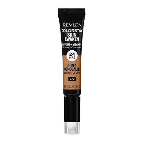 Revlon ColorStay Skin Awaken Concealer, 070 Nutmeg, 0.27 fl oz - Personal Care