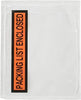 1000 pieces 4.5x5.5" Clear with "PACKING LIST ENCLOSED" printing pouch envelope bag for in - Image 5