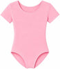 Moret Kids Girls' Ballet and Dance Short Sleeve Leotard - Classic Cotton Stretch Studio Pr - Image 5