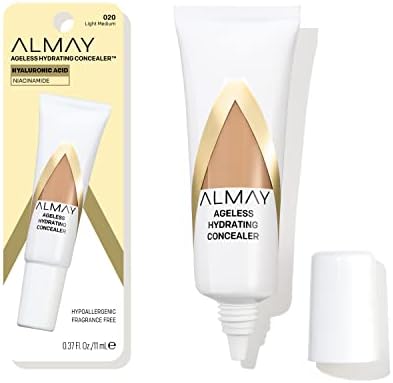 Almay Ageless Hydrating Concealer, 020 Light Medium, 0.37 fl oz