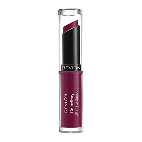 REVLON ColorStay Ultimate Suede Lipstick, Longwear Soft, Ultra-Hydrating High-Impact Lip Color, Formulated with Vitamin E, Wardrobe (047), 0.09 oz