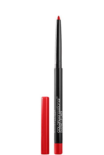 Maybelline Color Sensational Shaping Lip Liner with Self-Sharpening Tip, Very Cherry, Red, 1 Count - Personal Care