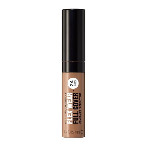 Revlon ColorStay Flex Wear Full Cover Concealer, 070 Nutmeg, 0.34 fl oz - Personal Care