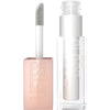 Maybelline Lifter Gloss, Hydrating Lip Gloss with Hyaluronic Acid, High Shine for Plumper Looking Lips, Pearl, Silver Pearl Clear, 0.18 Ounce - Personal Care