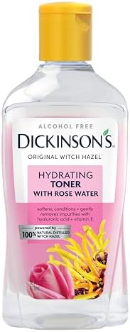 Dickinson's Witch Hazel Hydrating Toner with Rosewater | 16 Fl Oz