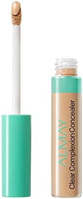 Almay Clear Complexion Acne & Blemish Spot Treatment Concealer Makeup with Salicylic Acid- Lightweight, Full Coverage, Hypoallergenic, Fragrance-Free, for Sensitive Skin, 300 Medium, 0.3 fl oz.