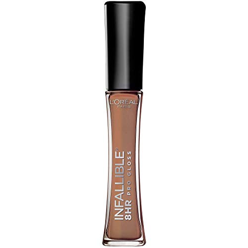 L’Oreal Paris Makeup Infallible 8 Hour Hydrating Lip Gloss, Dulce De Leche, 0.21 Fl Oz - Personal Care
