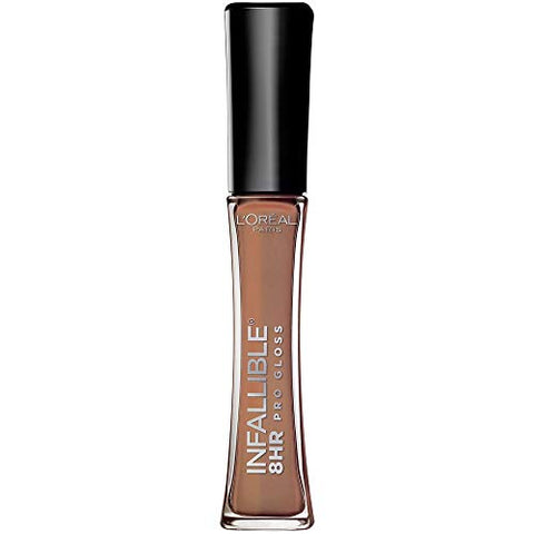 L’Oreal Paris Makeup Infallible 8 Hour Hydrating Lip Gloss, Dulce De Leche, 0.21 Fl Oz - Personal Care