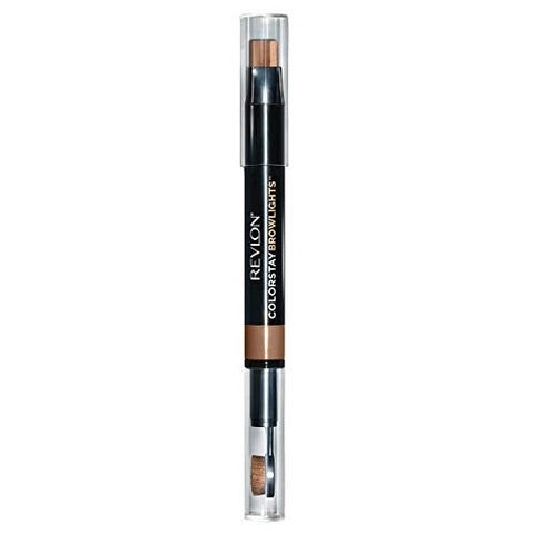 Revlon Colorstay Browlights Pencil, Eyebrow Pencil & Brow Highlighter, 0.55 Lb, Soft Brown - Personal Care