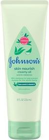JOHNSON'S Baby Creamy Oil Aloe & Vitamin E (236 ml) 8 fl oz.