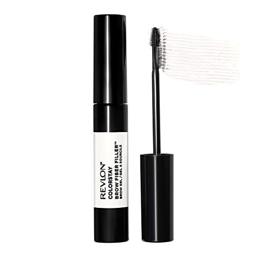 Revlon ColorStay Brow Fiber Filler, Longwearing & Volumizing Waterproof Eyebrow Gel, 306 Clear, 0.23 fl. oz.