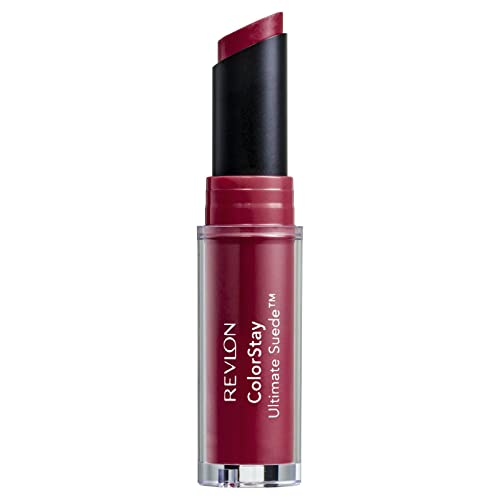 REVLON ColorStay Ultimate Suede Lipstick, Longwear Soft, Ultra-Hydrating High-Impact Lip Color, Formulated with Vitamin E, Ingenue (002), 0.09 oz