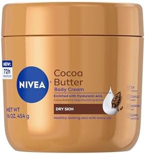 NIVEA Cocoa Butter Body Cream for Dry Skin, 16 OZ