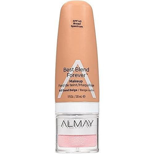 Almay Best Blend Forever Foundation, Sand Beige, 1 fl. oz., SPF 40 Broad Spectrum - Personal Care