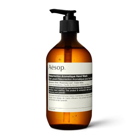 Aesop Resurrection Aromatique Hand Wash, Gentle Cleansing Hand Soap, 16.9oz - Personal Care