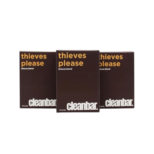 Cleanbar Exfoliating Bar Soap Bundle - Thieves Please 3 Pack Gift Set - Personal Care
