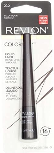 Revlon ColorStay Liquid Liner Eye Makeup, Black-Brown [252], 0.08 oz (Pack of 3)