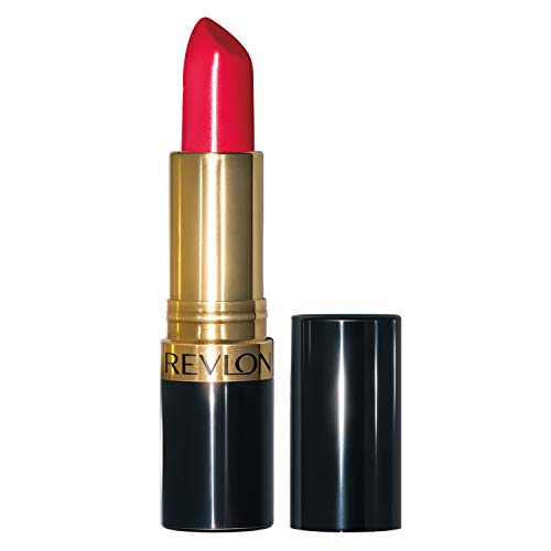 Revlon Super Lustrous Lipstick, High Impact Lipcolor with Moisturizing Creamy Formula, Infused with Vitamin E and Avocado Oil in Reds & Corals, Certainly Red (740) 0.15 oz