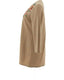 Slinky Brand Luxe Crepe Duster Floral Applique Taupe Small New 652-650