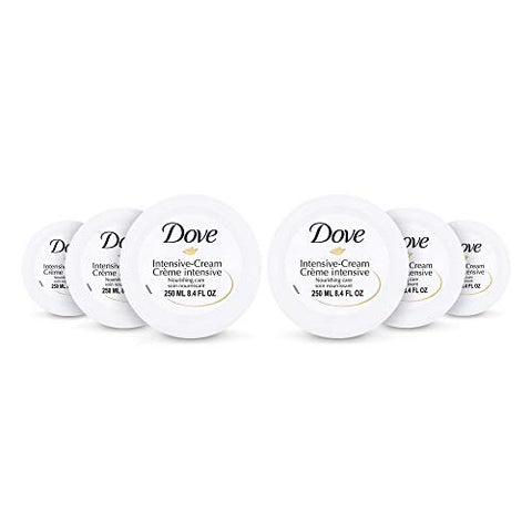Dove Nourishing Body Care Face, Hand and Body Rich Nourishment Cream for Extra Dry Skin with 48 Hour Moisturization, 8.4 FL OZ (Pack of 6)6