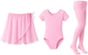 Moret Kids Girls' Ballet and Dance 3-Pack Complete Dance Outfit Set - Pink Chiffon Wrap Sk - Image 2