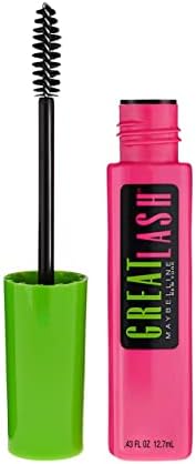 Maybelline Great Lash Mascara, Very Black [101], 0.43 oz (Pack of 2)