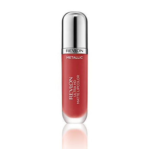 Revlonultra HD Metallic Matte Liquid Lipcolor, Liquid Lipstick, Flare - Personal Care