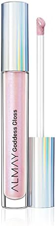 Almay Lip Gloss, Non-Sticky Lip Makeup, Holographic Glitter Finish, Hypoallergenic, 200 Angelic, 0.9 Oz