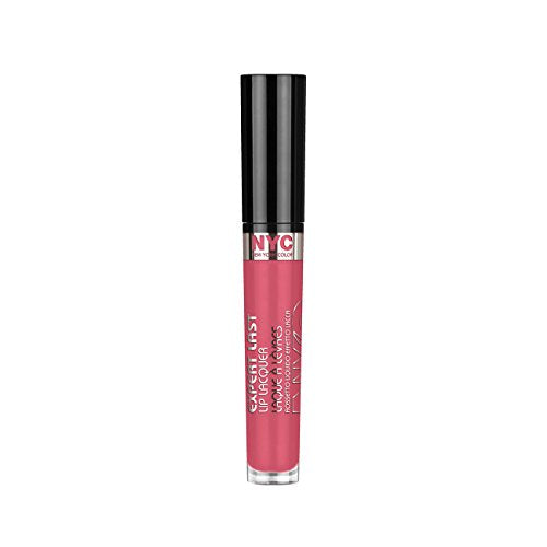 N.Y.C. New York Color Expert Last Lip Lacquer, Central Park Passion, 0.15 Fluid Ounce - Personal Care