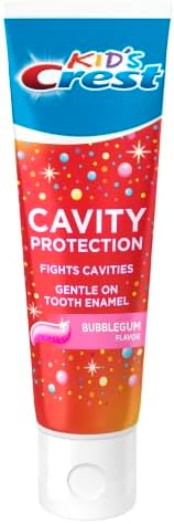 Crest Kid's Cavity Protection Flavor Toothpaste Gel Formula, Bubblegum, 4.2 Ounce