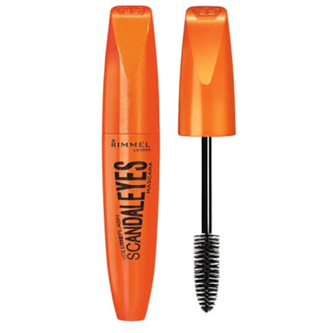 Rimmel London Scandaleyes Mascara, Waterproof, Long-Wearing, Smudge-Proof, 001, Black, 0.41oz - Personal Care