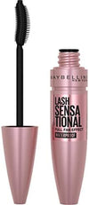 Maybelline Lash Sensational Waterproof Mascara, Lengthening and Volumizing for a Full Fan Effect, Brownish Black, 1 Count