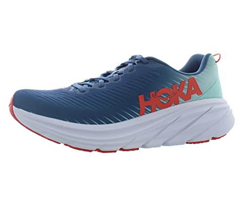 HOKA ONE ONE Rincon 3 Mens Shoes Size 9.5, Color: Real Teal/Eggshell Blue