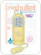 Doc Johnson Mini Bullet and Controller, Yellow, Waterproof, Multi-Speed, 1 Count