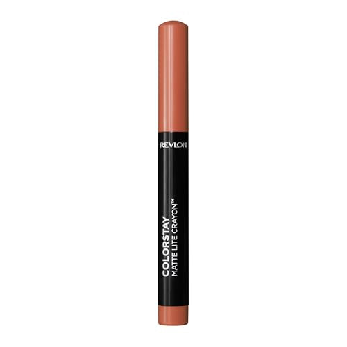 Revlon ColorStay Matte Lite Lipstick Crayon, 001 Tread Lightly, 0.049 oz - Personal Care