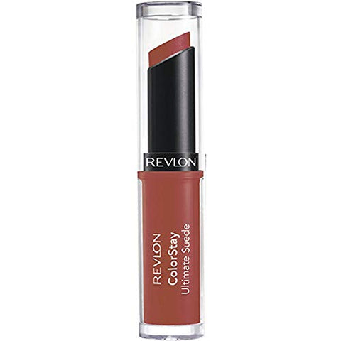 Revlon Lipstick, ColorStay Ultimate Suede Lipstick, High Impact Lip color with Moisturizing Creamy Formula, Infused with Vitamin E, 080 Fashionista, 0.09 Oz