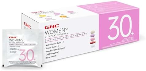 GNC Women's 30+ Vitapak Program, Daily Vitamins & Minerals, 30 Servings