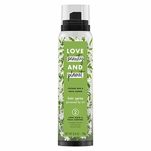 Love Beauty and Planet Frizz Control Hair Spray Coconut Milk and White Jasmine 6.8 oz - Personal Care