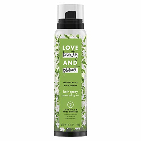 Love Beauty and Planet Frizz Control Hair Spray Coconut Milk and White Jasmine 6.8 oz - Personal Care