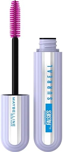 Maybelline The Falsies Surreal Extensions Waterproof Mascara, Volumizing, Lengthening Mascara Make Up, Very Black, 1 Count