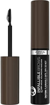 L'Oreal Paris Infallible Volumizing 24H Wear Brow Mascara, Long Lasting Eyebrow Makeup for 2X Fuller Eyebrows, 3.0 Soft Black, 0.13 Fl Oz - Personal Care