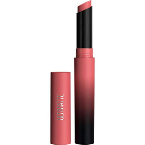 Maybelline Color Sensational Ultimatte Matte Lipstick, Non-Drying, Intense Color Pigment, More Blush, Rose Pink, 1 Count - Personal Care