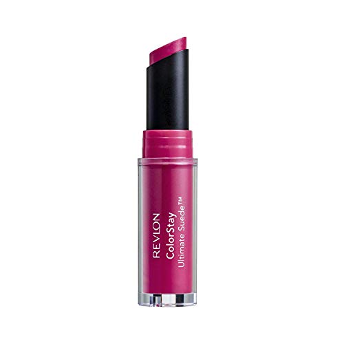 REVLON Lipstick, ColorStay Ultimate Suede Lipstick, High Impact Lip color with Moisturizing Creamy Formula, Infused with Vitamin E, 005 Muse, 0.09 Oz